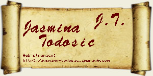 Jasmina Todosić vizit kartica